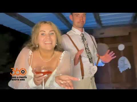 Capture your love in 360 slow motion with a 360 video booth at your wedding