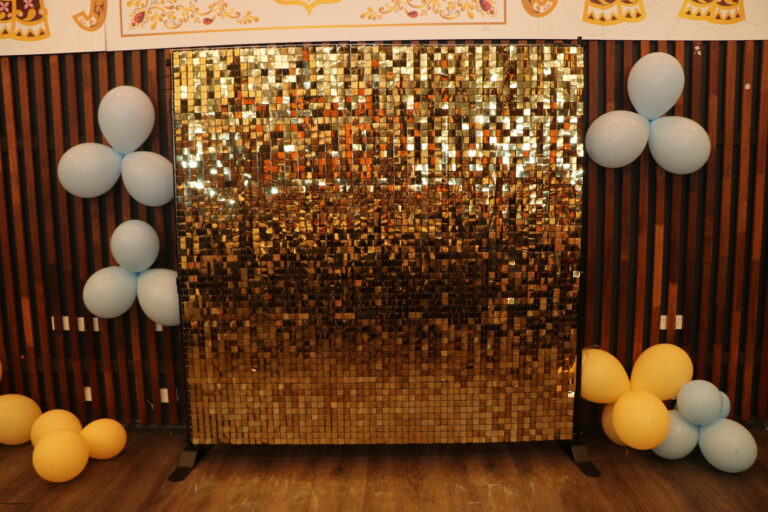 Shimmer Wall Backdrop Hire for Galas and Events